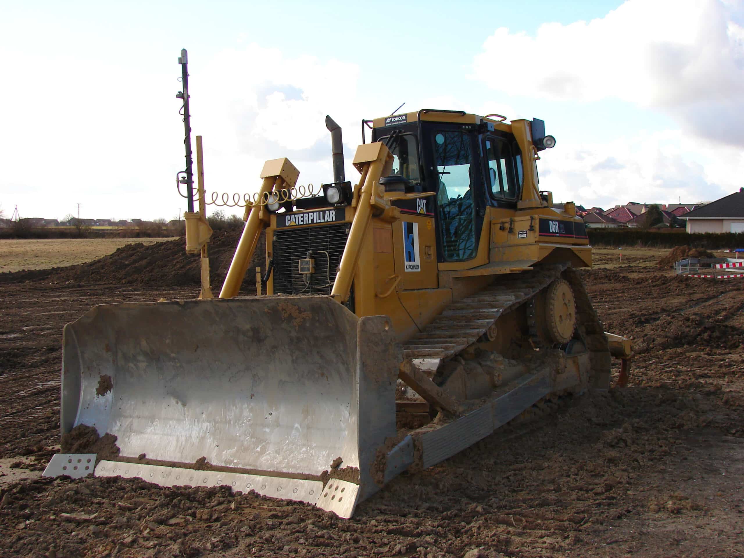 Planierraupe, Bulldozer, Kettenräumer, Schubpraupe